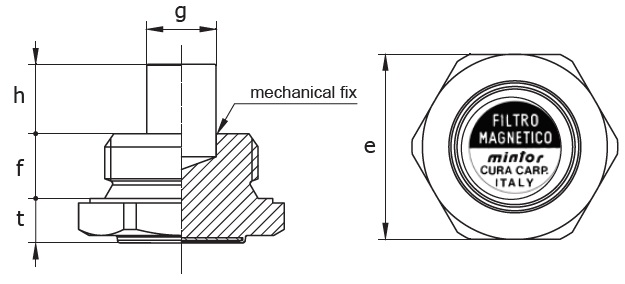 TSCM <p><strong>Magnetic drain plug</strong> - Mintor Srl